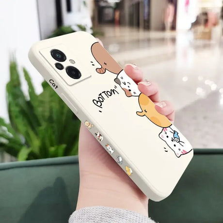 cartoon cat phone case