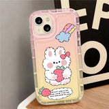 a phone case with a cute cartoon character on it