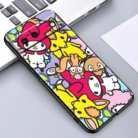 cute cartoon cat pattern phone case for iphone