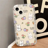 cute cartoon rabbit phone case