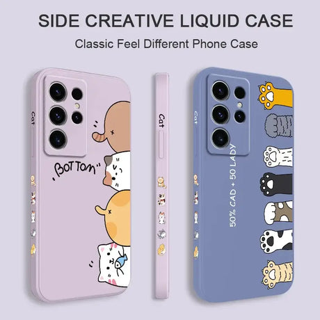 The cute cat phone case for iphone 11