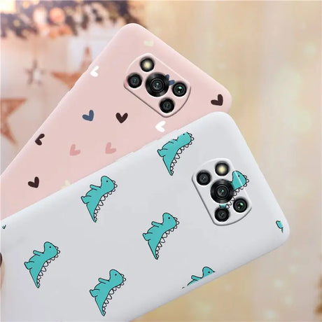 cute dinosaur pattern phone case