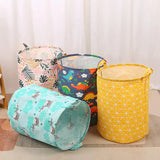 four different color storage bags