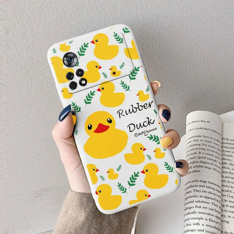 Cute duck pattern phone case