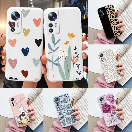 cute cartoon heart flower phone case for iphone