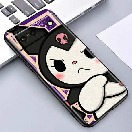 a phone case with a cartoon character on it