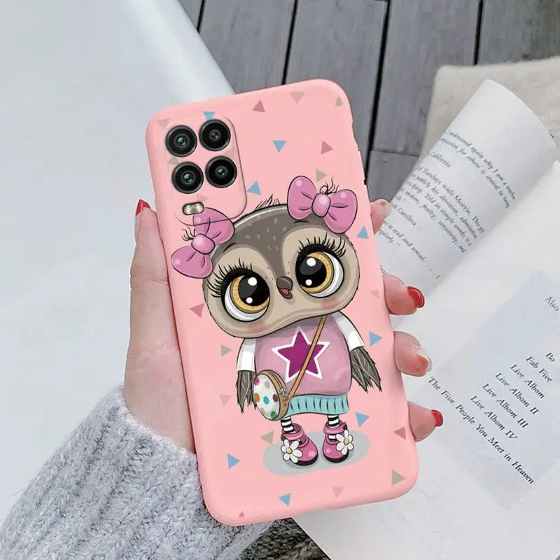 cute cartoon owl phone case for iphone