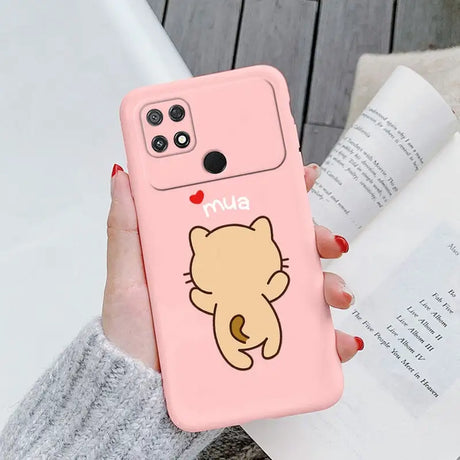 cartoon cat phone case