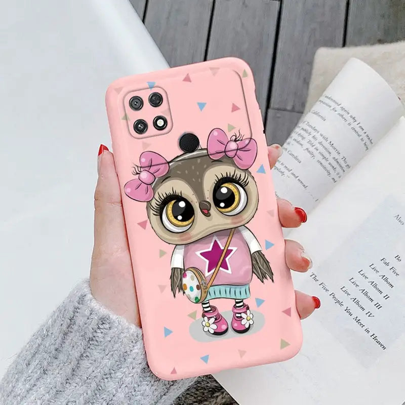 cute cartoon owl phone case for iphone