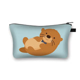 a small bag with a cartoon bear on it