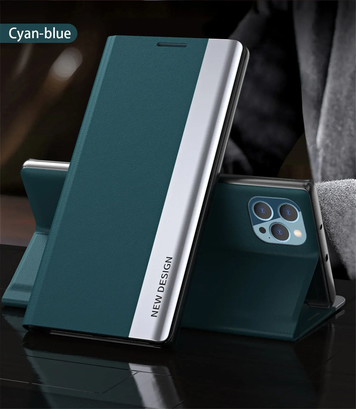 Executive Style Phone Case with Flip Stand For Samsung Galaxy S20 FE S21+ S22 S23 S24 Ultra Edge S8 S9 Plus S10 Luxury Wallet Stand Cover