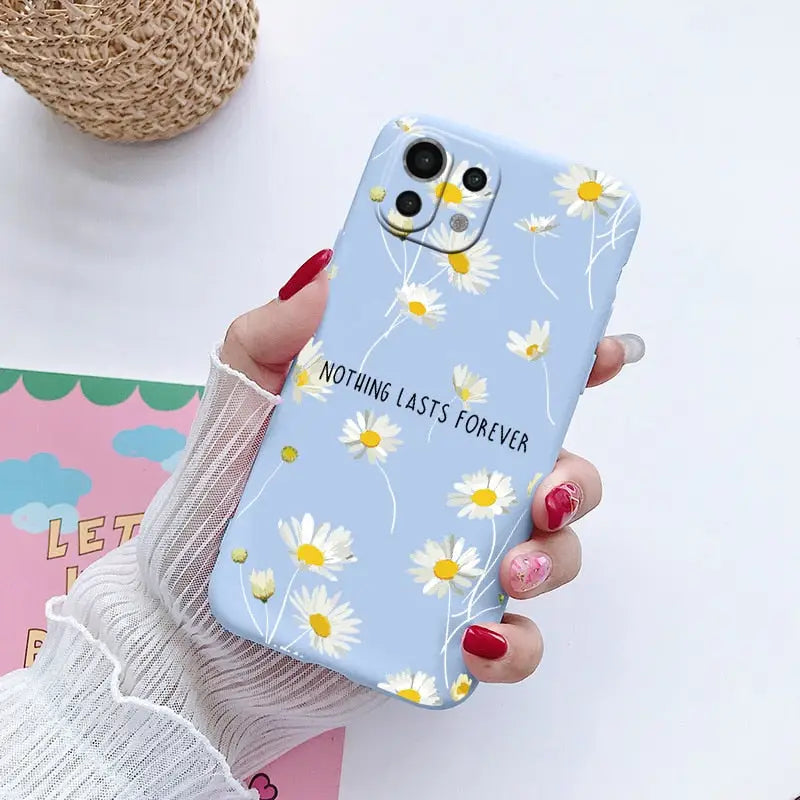 daisy flower phone case