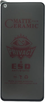 Dark gray matte ceramic privacy screen protector.