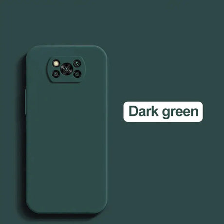 The dark green iphone case