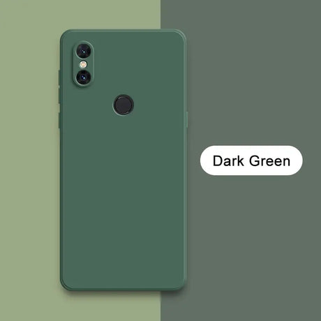 the dark green iphone case is shown with the text dark green