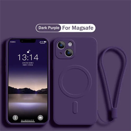 The dark purple case for the iphone