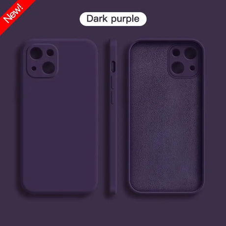 a close up of a purple iphone case with a dark purple background