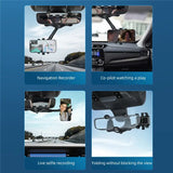 the dash camera is shown in four different positions