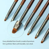 the brush brushes are made from wood and metal