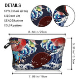 the great wave cosmetic bag