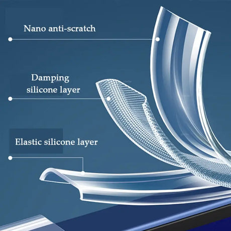 a diagram of the glass and aluminum components