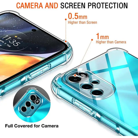 the camera lens protector is shown on the back of the phone