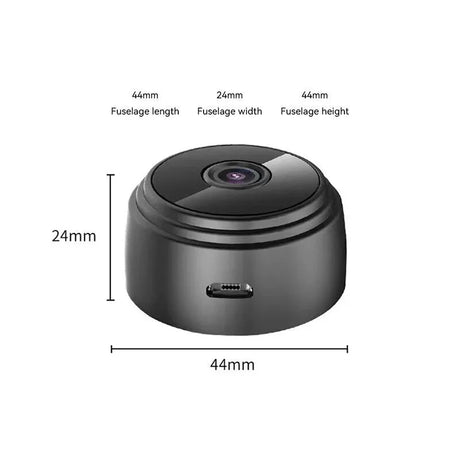 A diagram of a camera with a small lens and a small camera