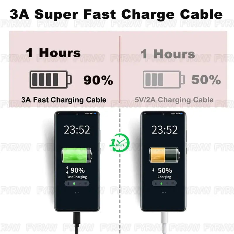 A diagram of a cell phone charging cable with a battery on it