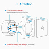 A diagram showing the location of the external door