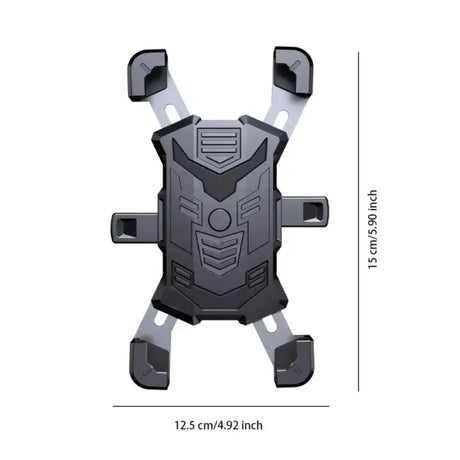 a diagram of the back of a motorcycle seat with a harness attached