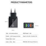 a diagram of a product with a power strip and a charger