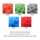 there are different colors of the sponge