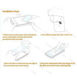 the instructions for the screen protector