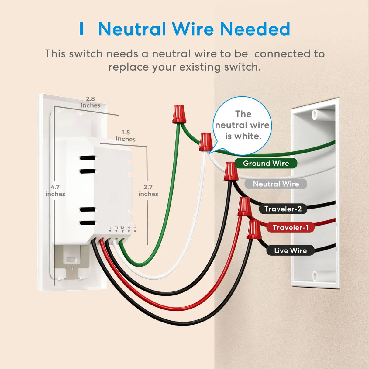 wiring diagram for a wall switch