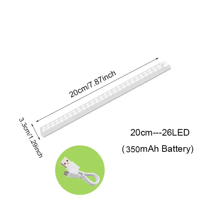 a diagram of a white light strip with a green circle
