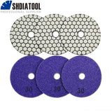 3pc diamond polish pads for granite and marble