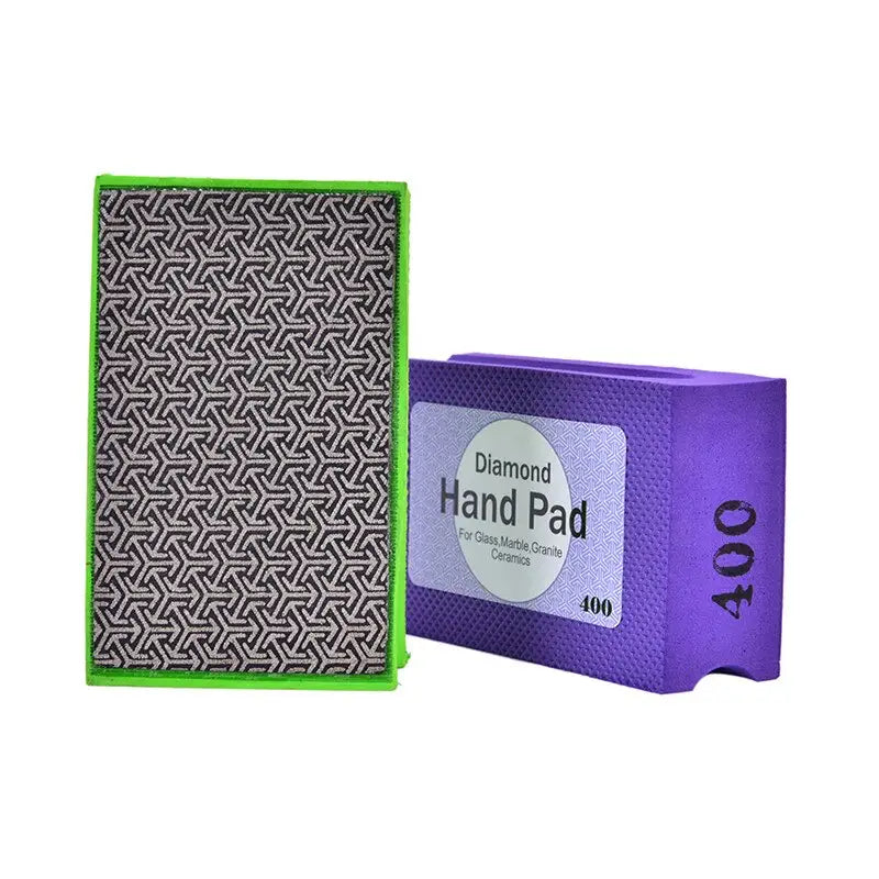 a close up of a purple box with a purple and green label