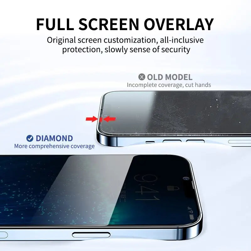the samsung s8 is shown with the screen protector