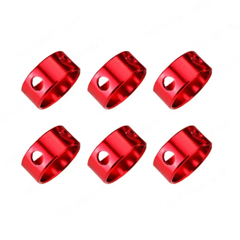 red aluminum wheel spacer set