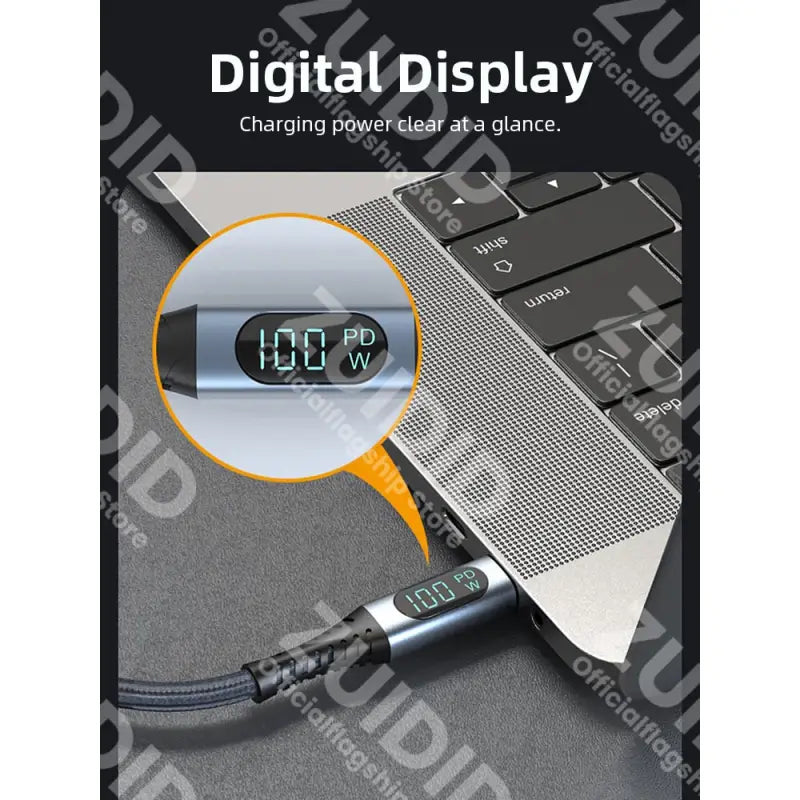 digital display with usb cable