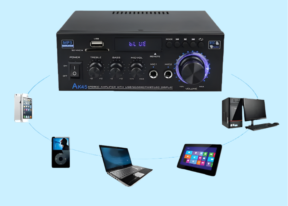 Amplificateur de son Bluetooth - HiFi Stereo Power