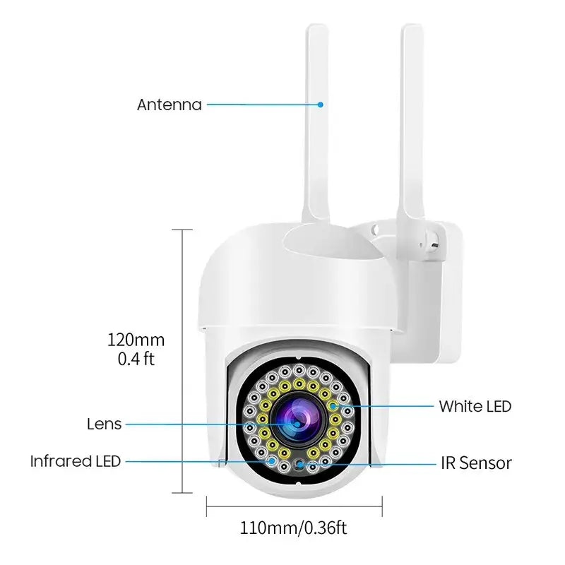 the dimensions of the camera