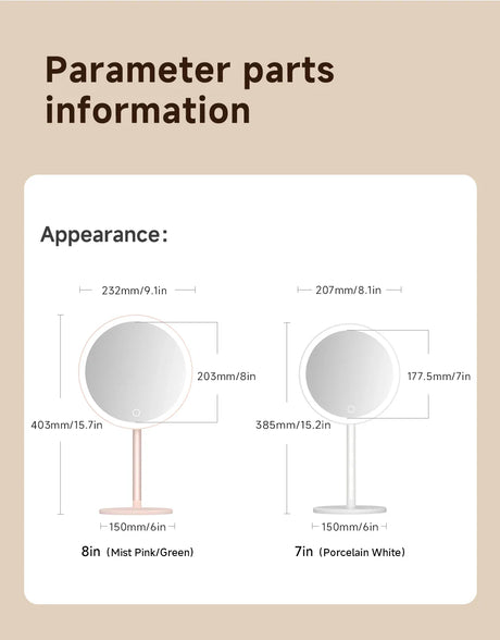 the dimensions of the lamp