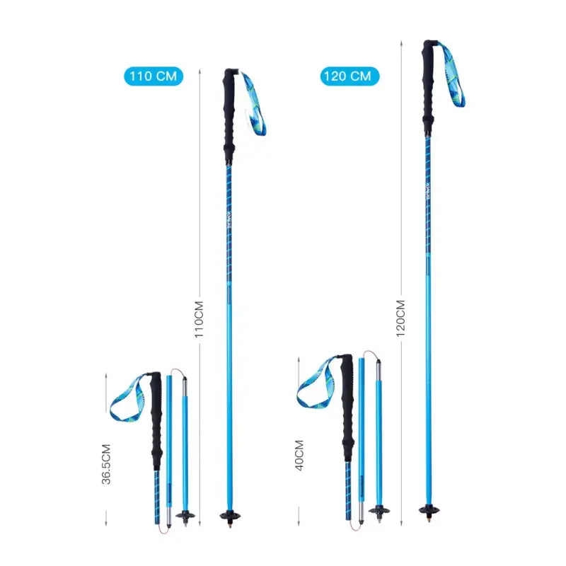 the dimensions of the poles