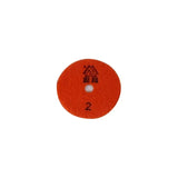 a red disc with a chinese writing on it