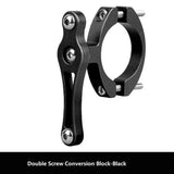 double screw clamps black