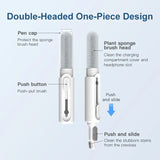 Double-headed one-piece design electronic toothbrush with multiple cleaning functions.