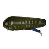 a sleeping bag with a sleeping bag attached to it