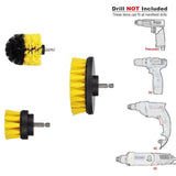 a picture of a drill and a drillet with a yellow brush