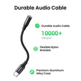 the dual audio cable with a usb cable attached to it